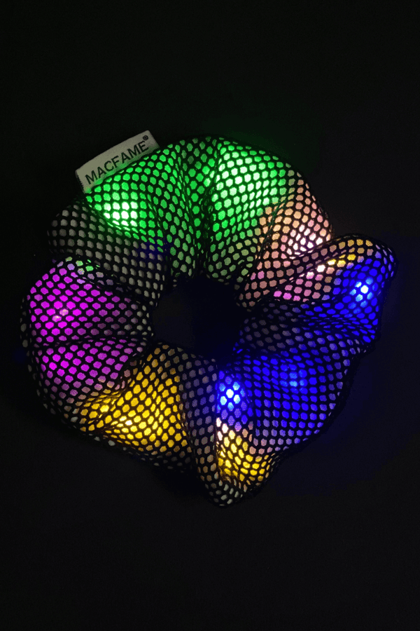 Light Up Scrunchie Black