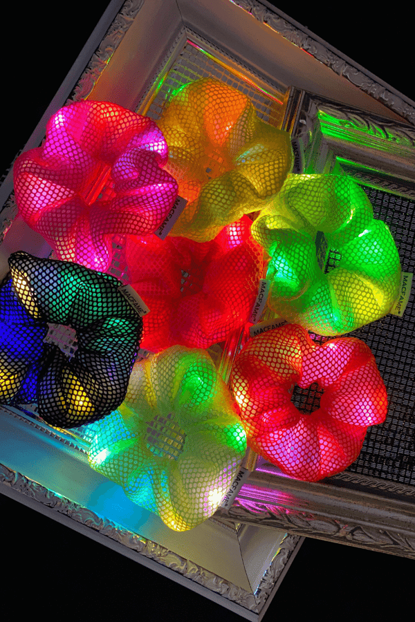 Light Up Scrunchie Orange