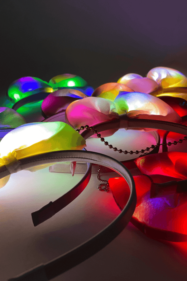 Light Up Headband Red