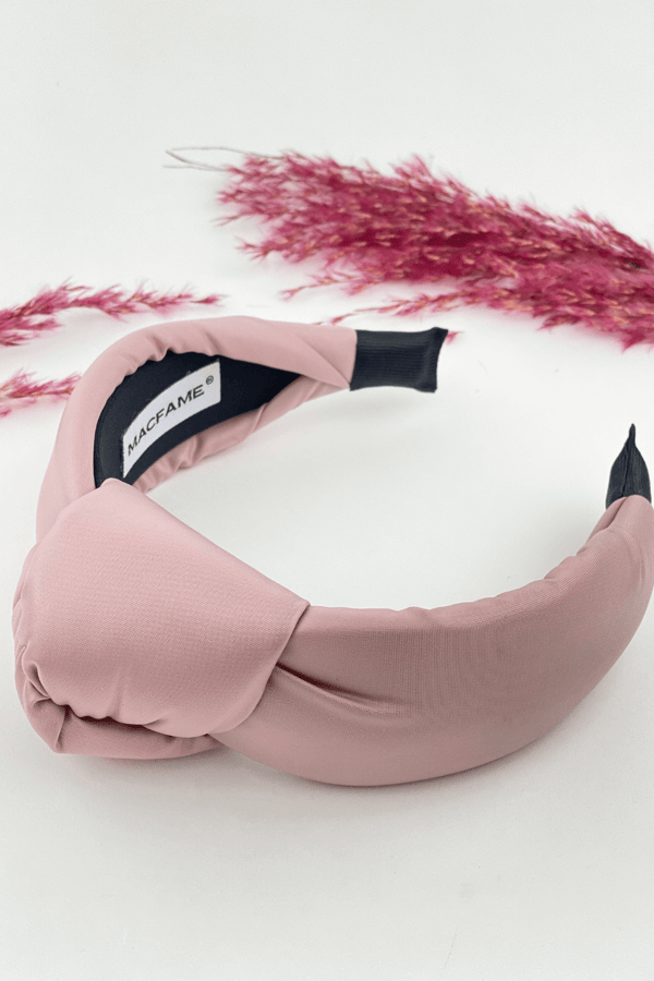 Powder Leather Padded Headband