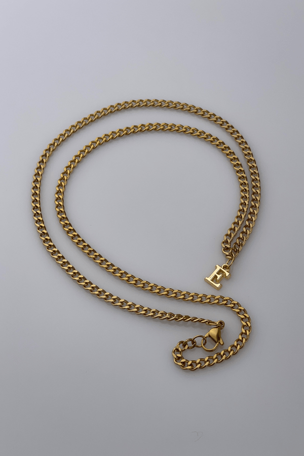 Kadın Harf Kolye - Gold