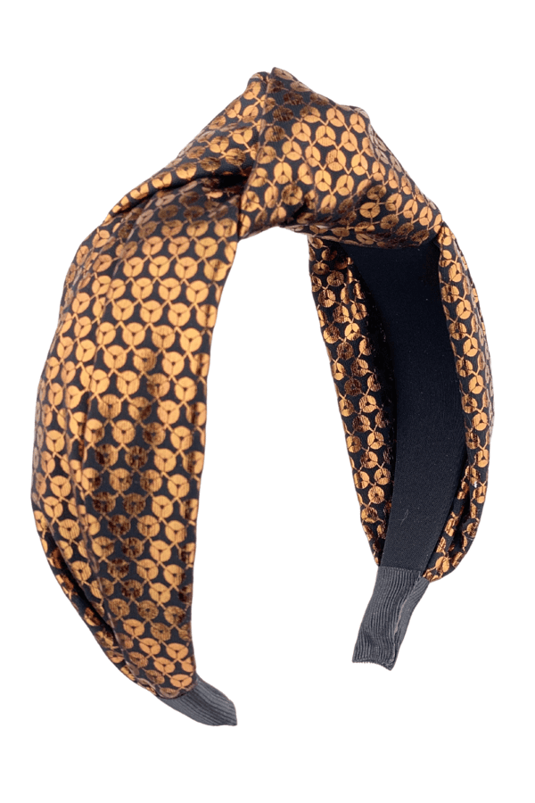 Copper Sequin Printed Headband for Women