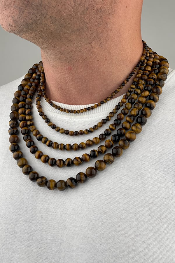 Men's Tiger Eye Necklace