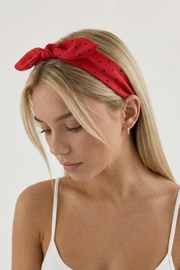 Red Bow Tie Headband Pattern