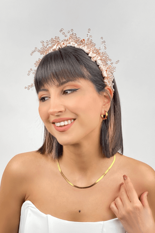 Crystal Embellished Headband for Women