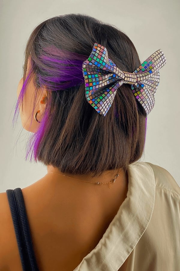 Macfame Bow Snap Snap (Auto) Buckle Hologram