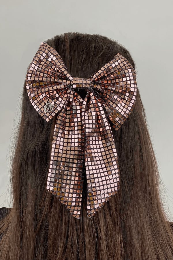 Macfame Tail Square Sequin Snap Snap (Automatic) Buckle Bronze