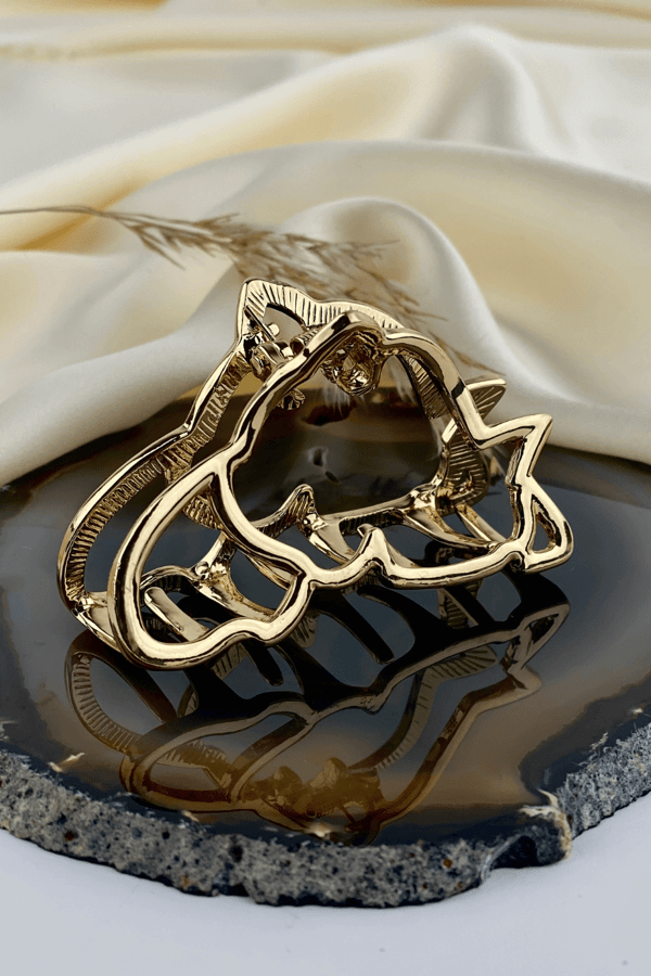 Metal Hair Clip Gold