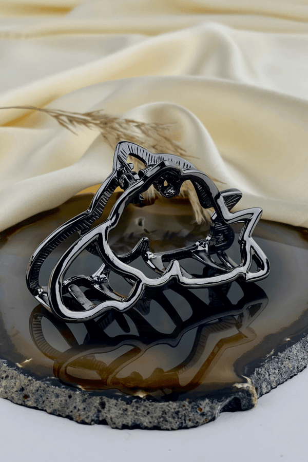 Metal Hair Clip Metallic