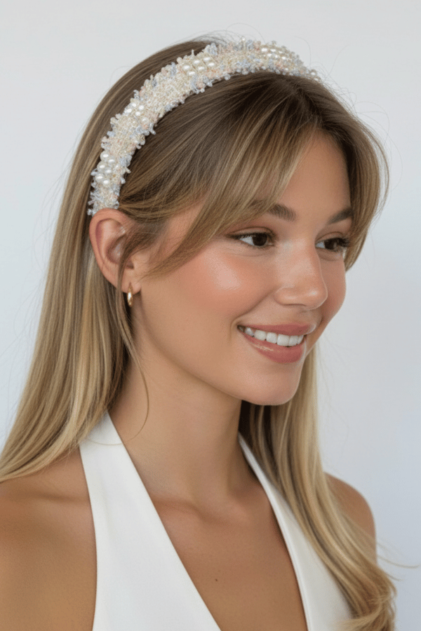 Princess Pearl Headband Colorful