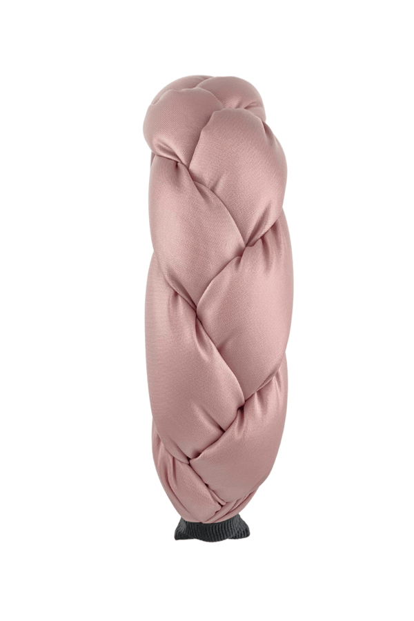 Powder Leather Braided Headband