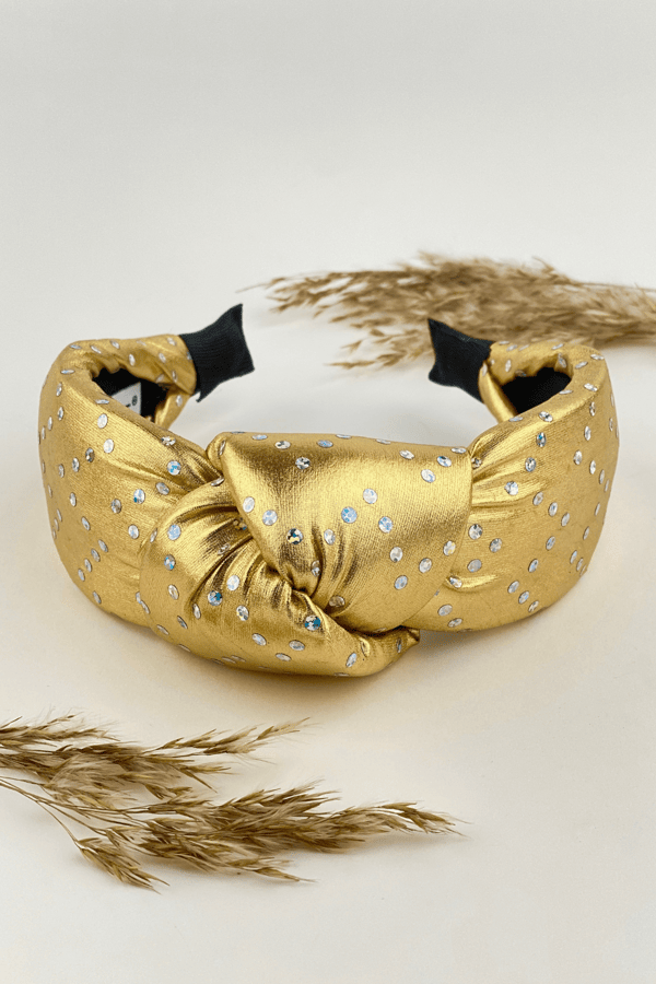 Shimmer Padded Headband Gold
