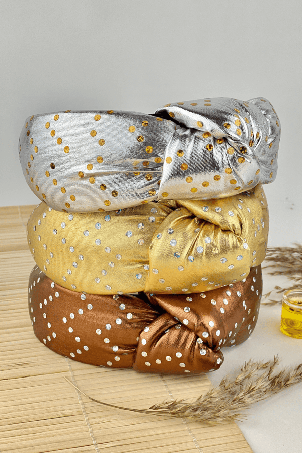 Shimmer Padded Headband Copper