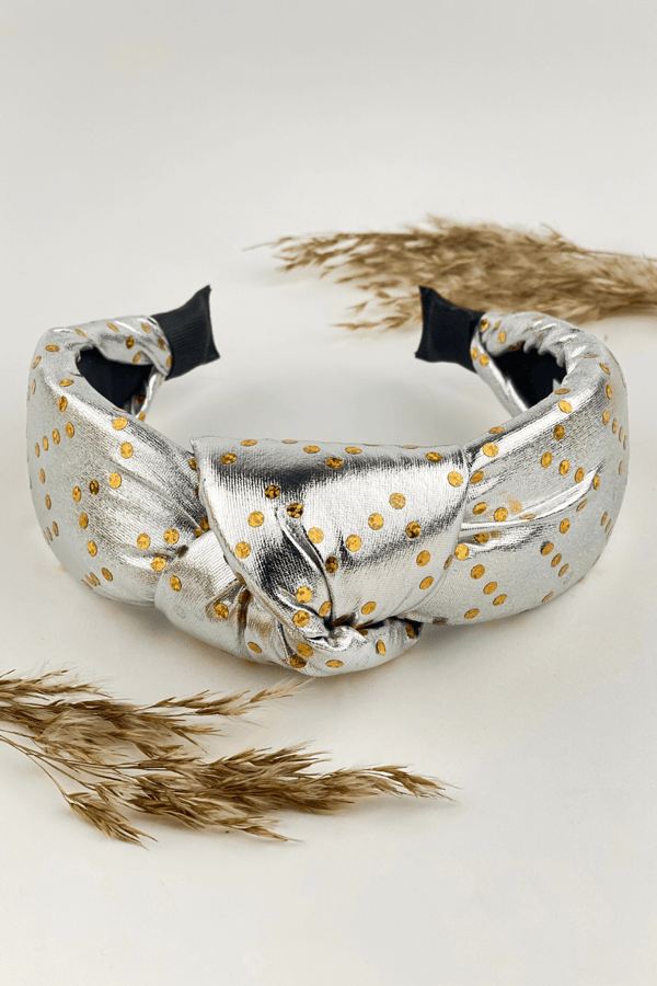 Shimmer Padded Headband Silver
