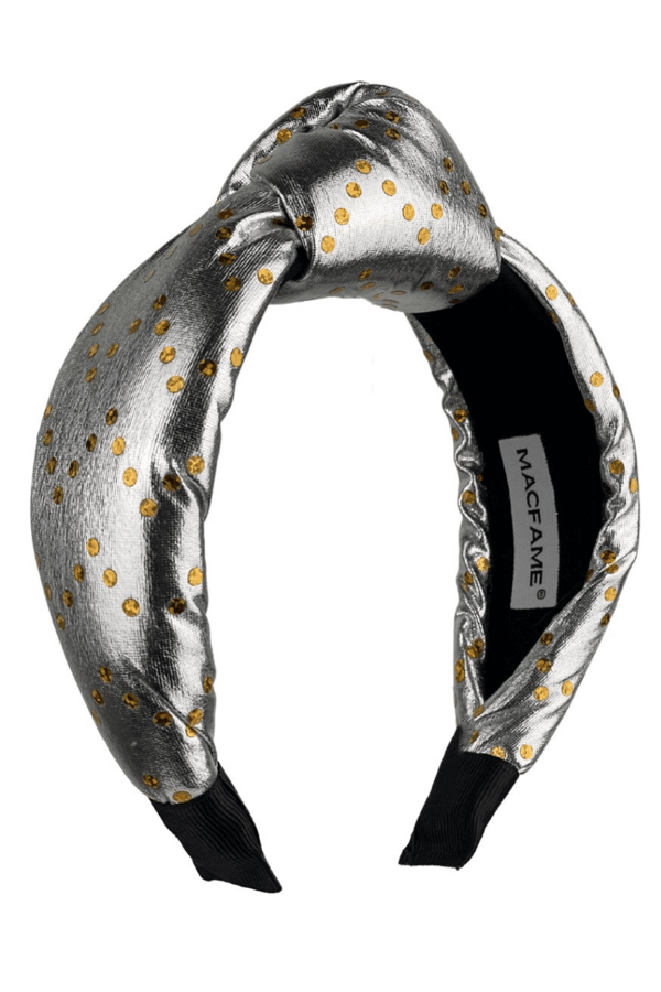 Shimmer Padded Headband Silver