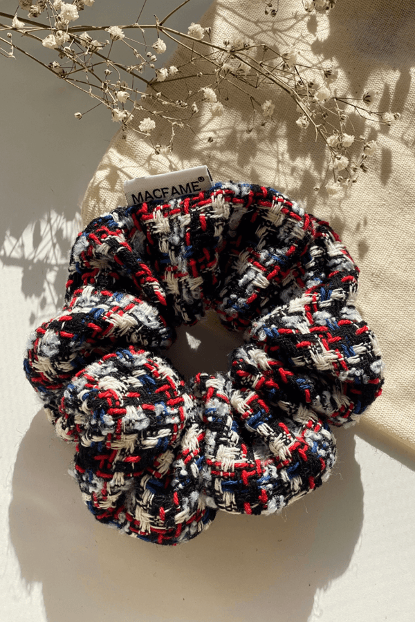 Renkli Şanel Scrunchie Lastik Toka