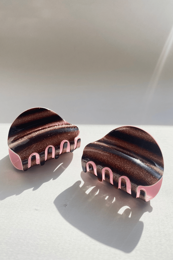 Silvery Claw Hair Clip Set-3
