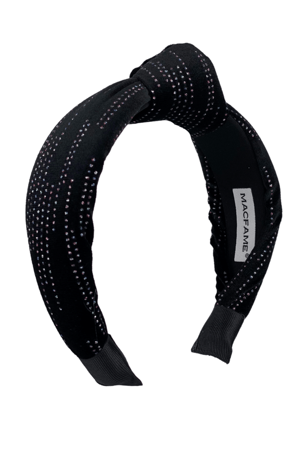 Velvet Headband with Stone Emblishment