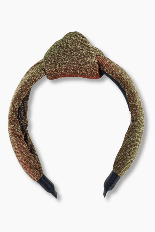 Silvery Padded Headband Iridescent