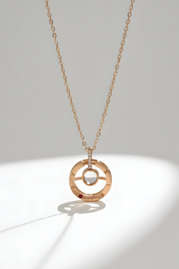 Bronze Love Necklace