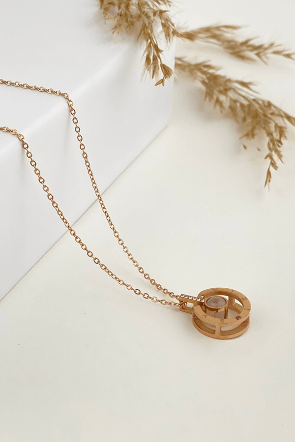 Bronze Love Necklace