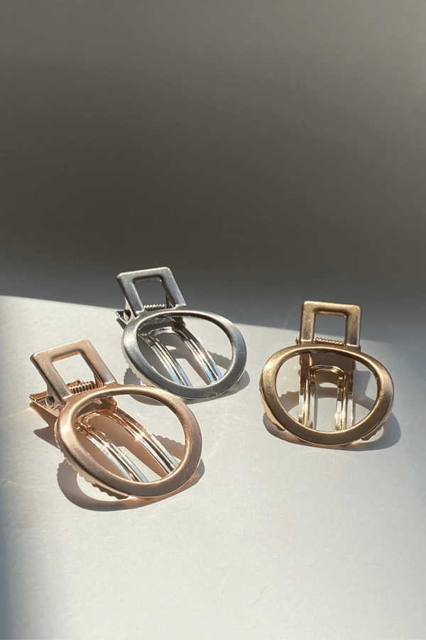 Tokasepeti Buckle Set of Round Metal 3 Side Buckles