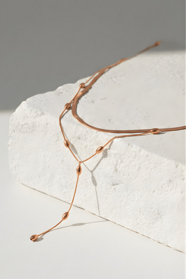 Ball Multi-layer Bronze Necklaces