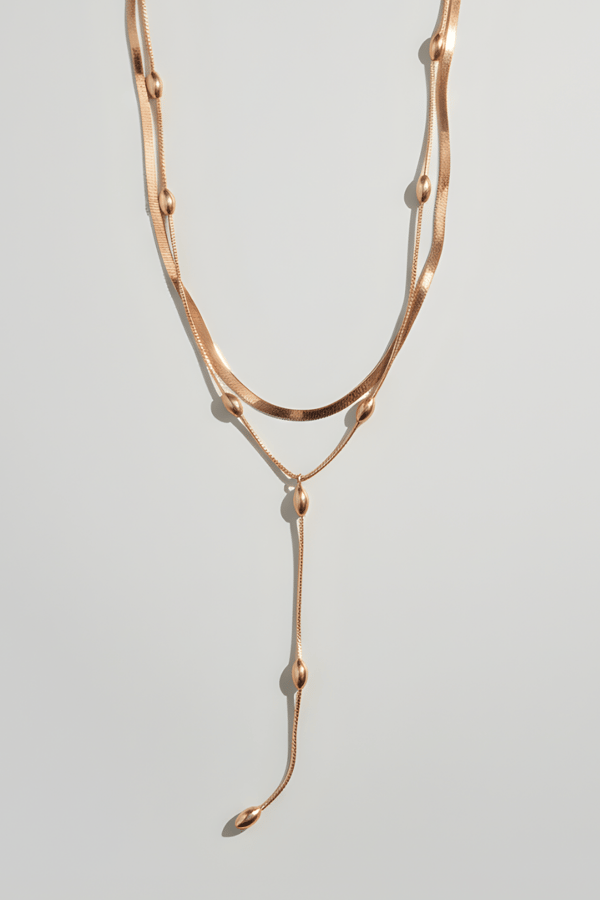 Ball Multi-layer Bronze Necklaces