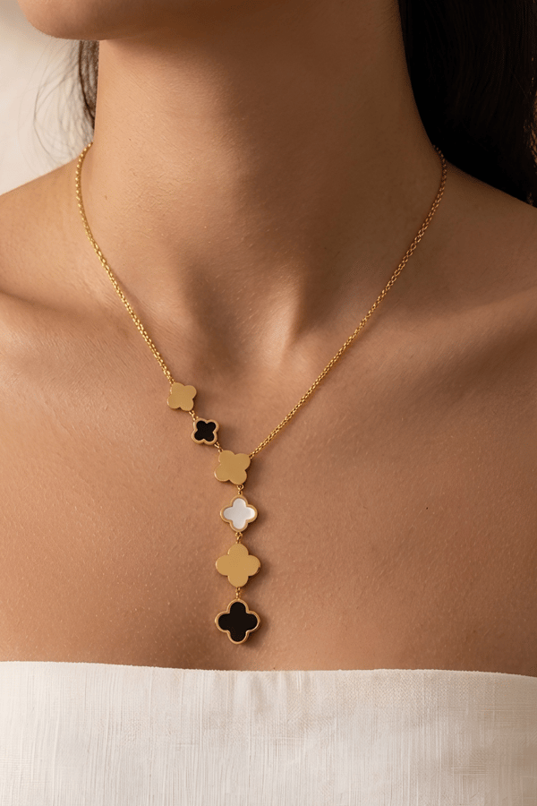 Gold Clover Necklace