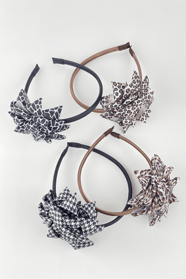 Zebra Print Thin Headband