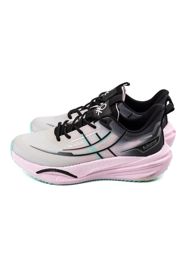 Benetton Unisex Spor Ayakkabı | Gri Siyah