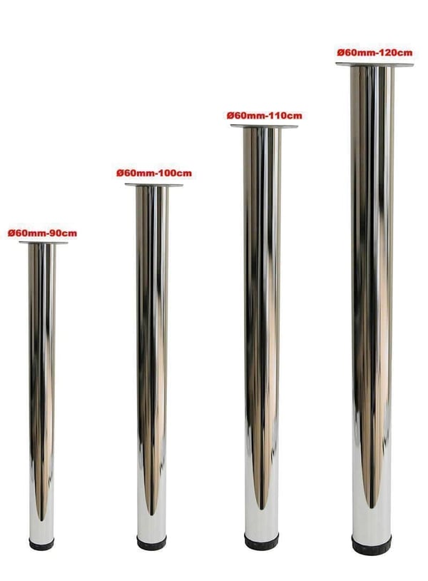 Ø60mm 50cm Uzun Ölçü Ahşap İçin Masa Ayağı Teknobutik.com'da