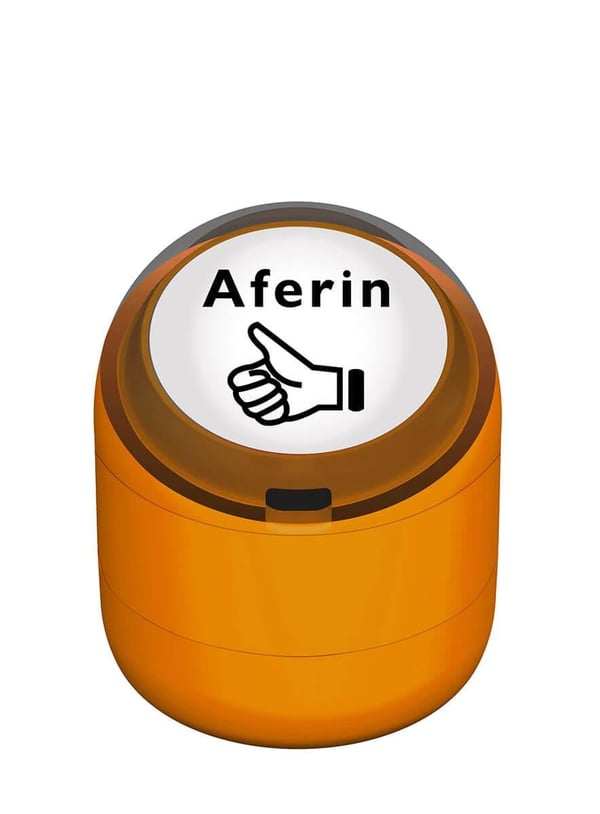 Aferin Motivasyon Flash Kaşe 22mm Yuvarlak Teknobutik.com'da