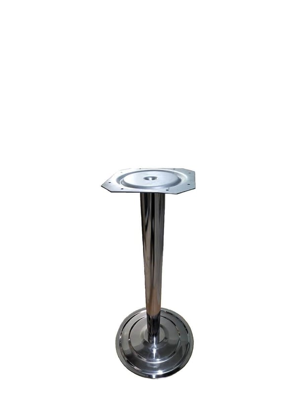 50cm Boy 38cm x 2mm Kademeli Taban Sacı 60 Ø(çap)Boru Ahşap için Sehpa ve Masa Ayağı Teknobutik.com'da