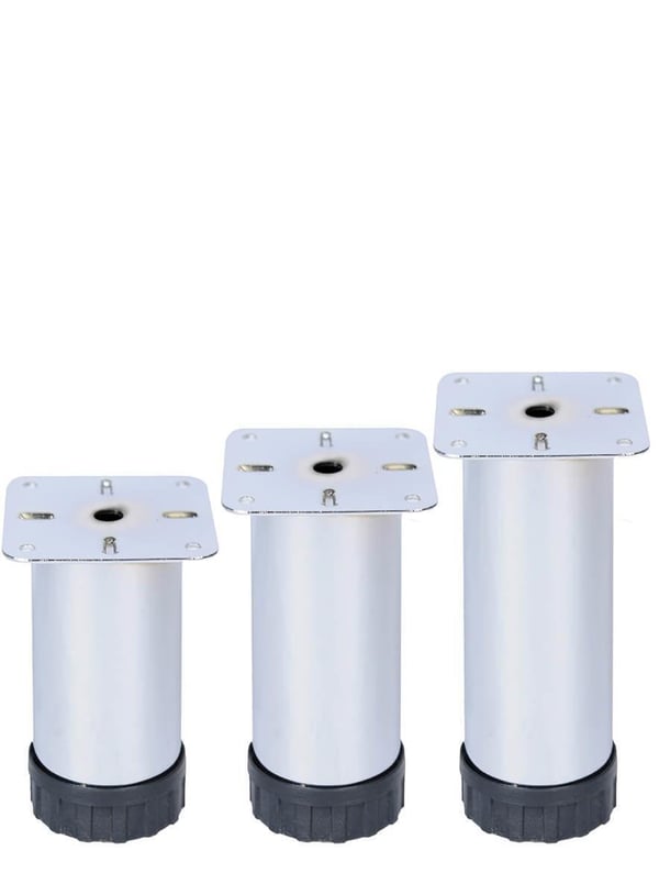12 cm Ø 51mm Plastik Pingolu Ayarlı Metal Baza Ayağı Teknobutik.com'da