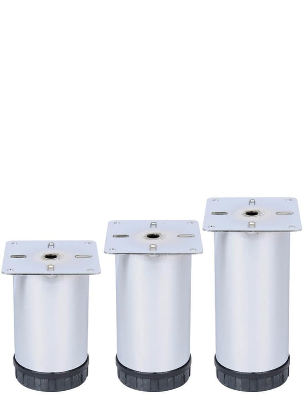 12 cm Ø 60mm Plastik Pingolu Ayarlı Metal Baza Ayağı Teknobutik.com'da