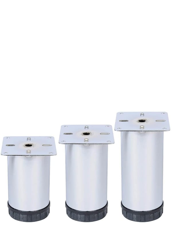12 cm Ø 60mm Plastik Pingolu Ayarlı Metal Baza Ayağı Teknobutik.com'da