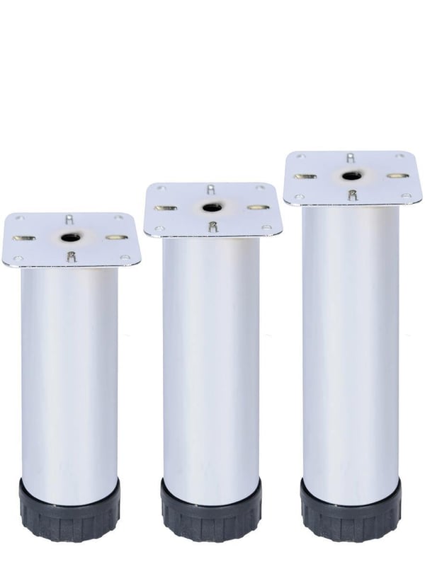 25 cm Ø 51mm Plastik Pingolu Ayarlı Metal Baza Ayağı Teknobutik.com'da