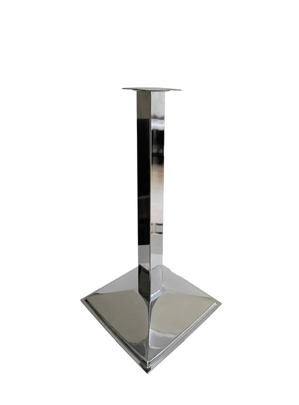71cm 60cmx60mm Kare Piramit Taban Ahşap Sehpa-Masa Ayağı Teknobutik.com'da