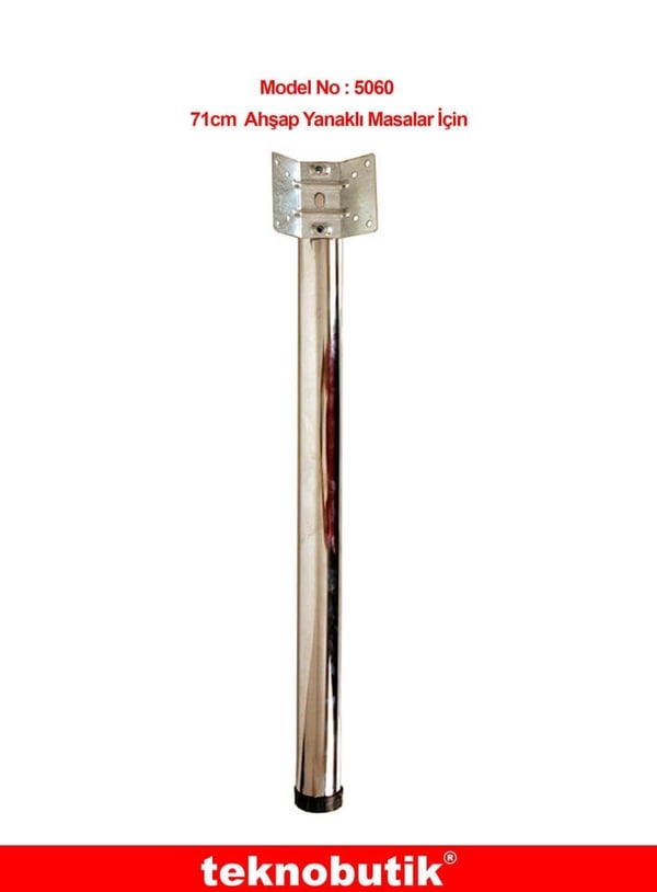 71cm Çap 60mm Perçinli Masa Ayağı Teknobutik.com'da