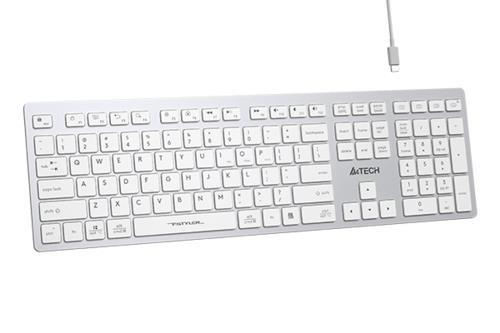 A4 Tech FBX50C Beyaz Bluetooth+2.4G FN-MM-Şarjlı Klavye Teknobutik.com'da