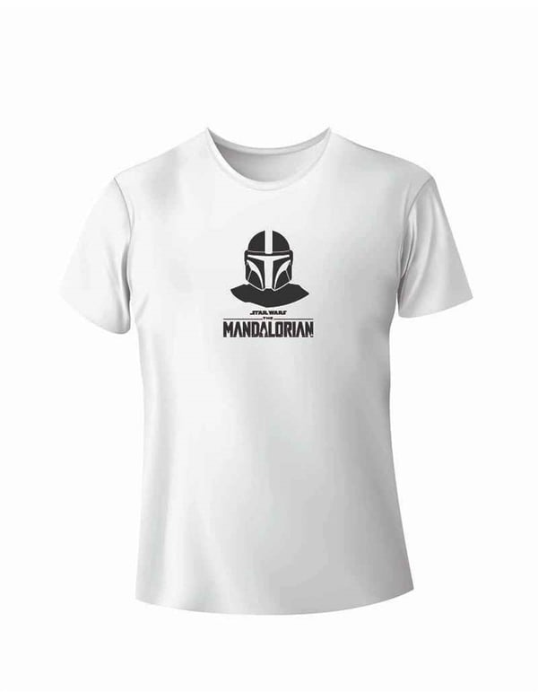 Beyaz5 Manda-Lori-An Desen Baskılı Basic Tshirt