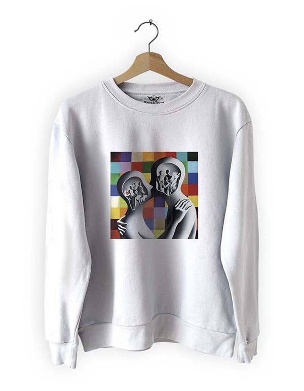 Beyin Nasıl Çalışır Basklı Slim Fit Pamuk Sweatshirt