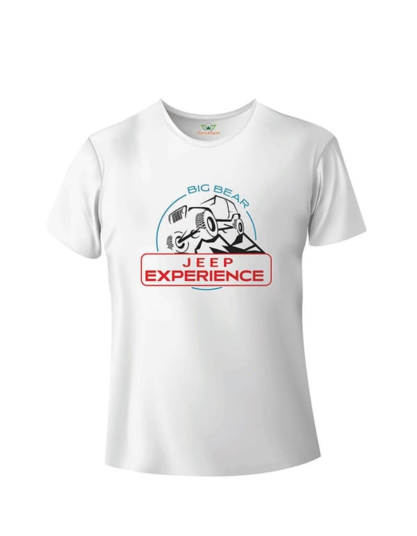 Big Bear Jeep Expreience Baskılı Slim Fit Bisiklet Yaka T-shirt