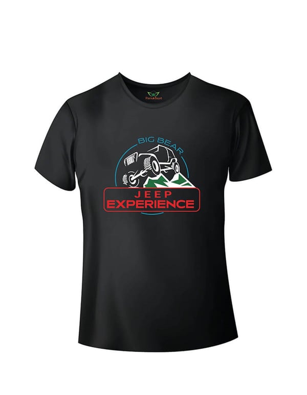 Big Bear Jeep Expreience Baskılı Slim Fit Bisiklet Yaka T-shirt
