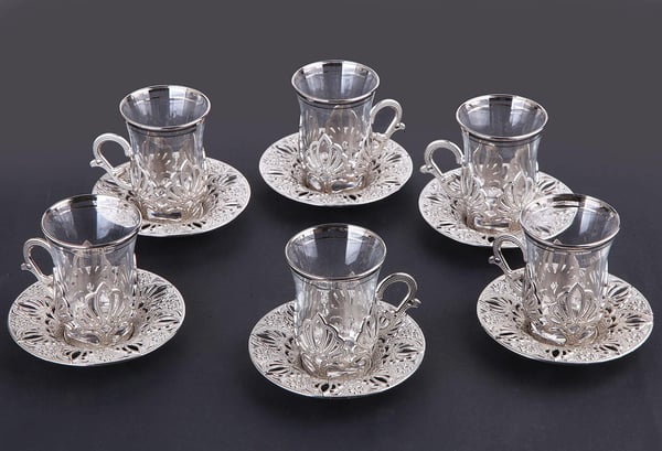 Busem Ahu Çay Seti 18 Parça-Nikel Teknobutik.com'da
