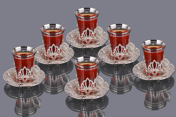 Busem Ahu Çay Seti 18 Parça-Nikel Teknobutik.com'da