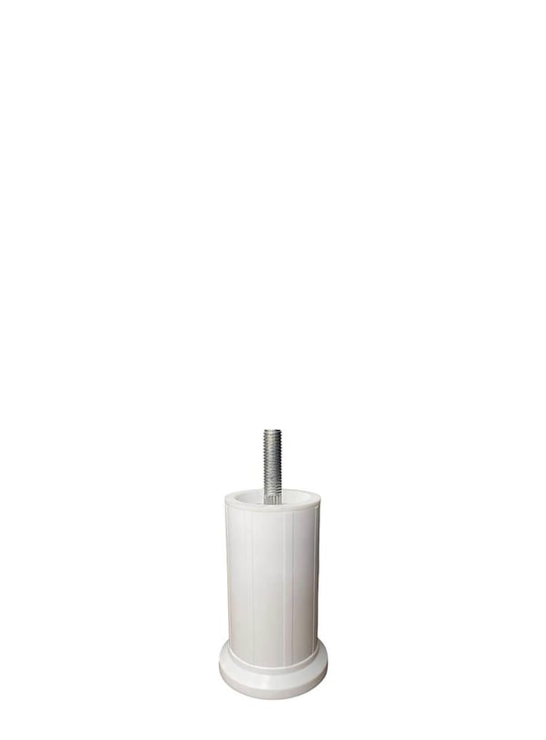 Çap 51mm 6cm Saplama Vidalı Plastik Ayarlı Baza Dolap Ayağı Teknobutik.com'da