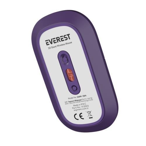 Everest SMW-384 Usb Mor 2.4Ghz Kablosuz Mouse Teknobutik.com'da