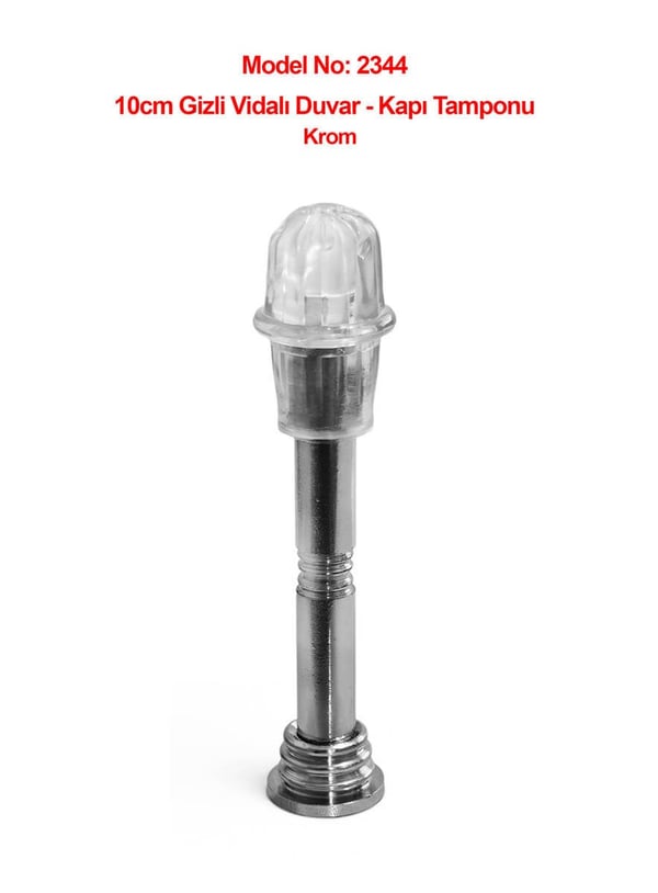 Gizli Vidalı 10cm Duvar veya Kapı Tamponu Stoperi 5li Paket Teknobutik.com'da